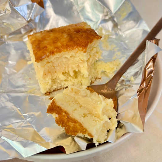 Cold Coconut Cake Slice