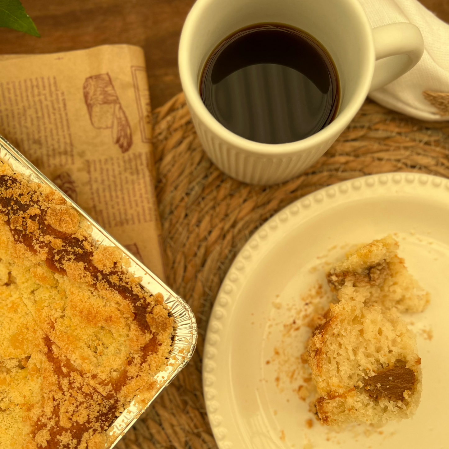 Cuca (Brazilian Crumble Cake)